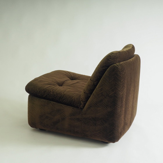 Image 1 of 70S Fluwelen 1 Zits Sofa