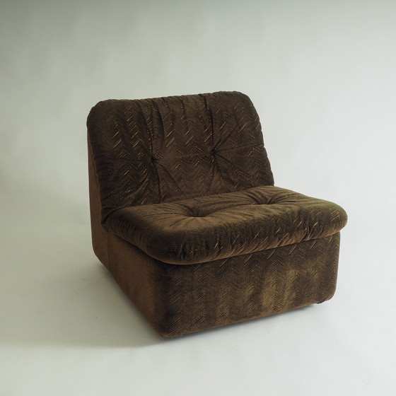 Image 1 of 70S Fluwelen 1 Zits Sofa