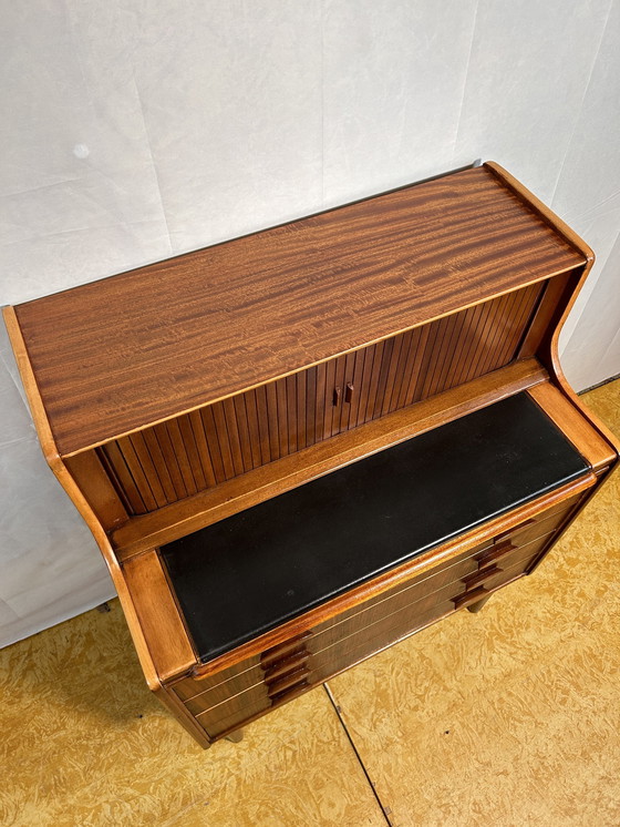 Image 1 of Mid Century Retro Vintage Teak Bureau 1960