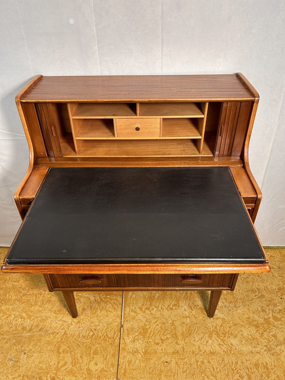 Image 1 of Mid Century Retro Vintage Teak Bureau 1960