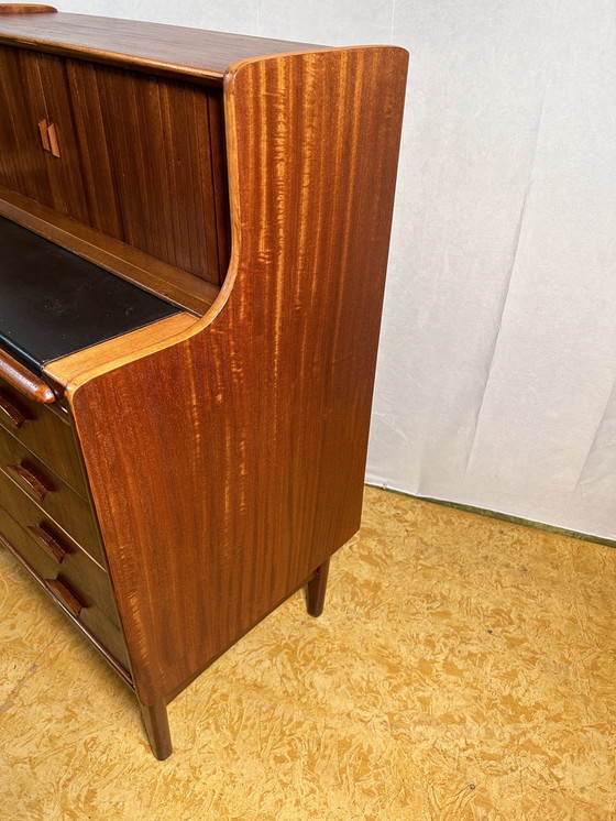 Image 1 of Mid Century Retro Vintage Teak Bureau 1960