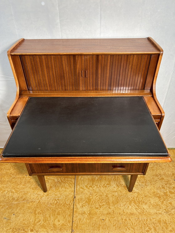 Image 1 of Mid Century Retro Vintage Teak Bureau 1960