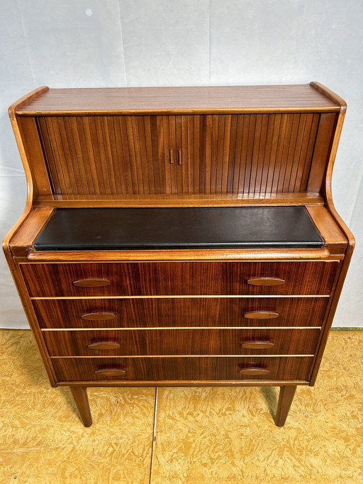 Mid Century Retro Vintage Teak Bureau 1960