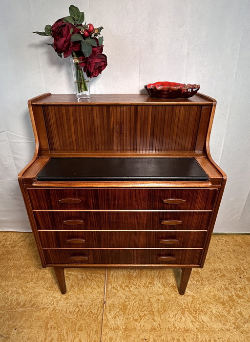 Mid Century Retro Vintage Teak Bureau 1960