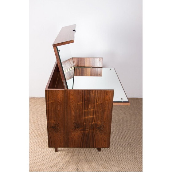 Image 1 of Vintage Rio palissander kaptafel van Joseph André Motte voor Charron, Frankrijk 1960