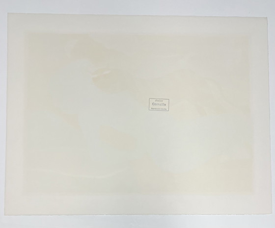 Image 1 of Gesigneerd; Guillaume Corneille Lithografie Ancienne Errance, 1962