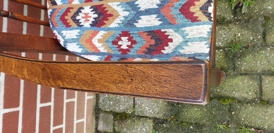 Image 1 of 6 Kersenhout Eetkamer Armstoelen 