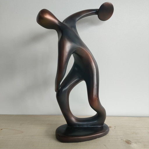 Beeld Sculptuur Discuswerper 