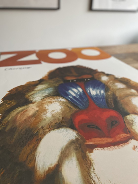 Image 1 of M. Mosinski, (1936-1998), ZOO, 1968, affiche nr. 36, officiële beperkte oplage c.500, gedrukt 2019