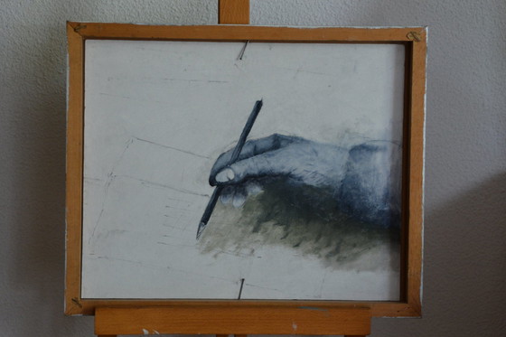 Image 1 of Olieverf schilderij   Van  Nederlandse Kunstschilder  Joop Serno   ( Gesigneerd )