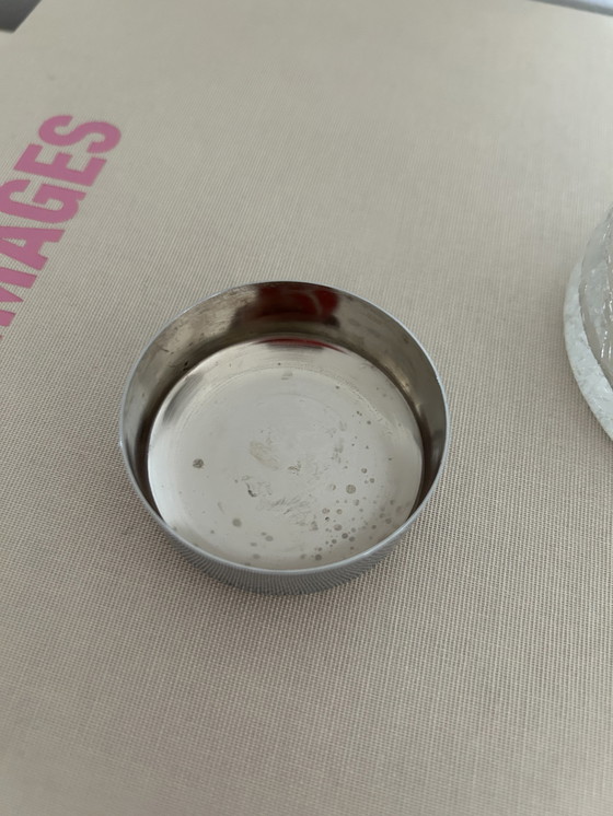 Image 1 of Vintage Cocktail Shaker Glas / Zilver