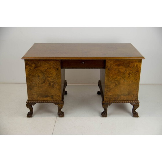 Image 1 of Vintage Art Nouveau vrijstaand bureau, 1920