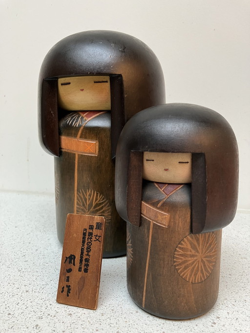 2 Sosaku Kokeshi Van Sansaku Sekiguchi ‘Dojo’