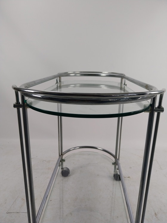 Image 1 of Vintage barcart chrome