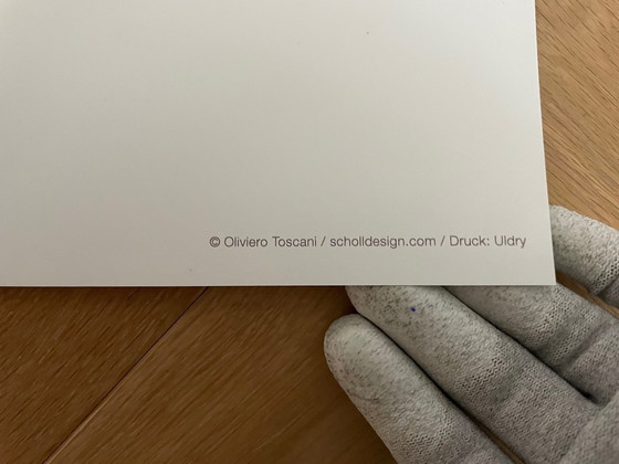 Image 1 of Oliviero Toscani, Fotografie en provocatie, Exibitie Poster, Peter Scholl 2024, Uldry Ag, Hinterkappelen