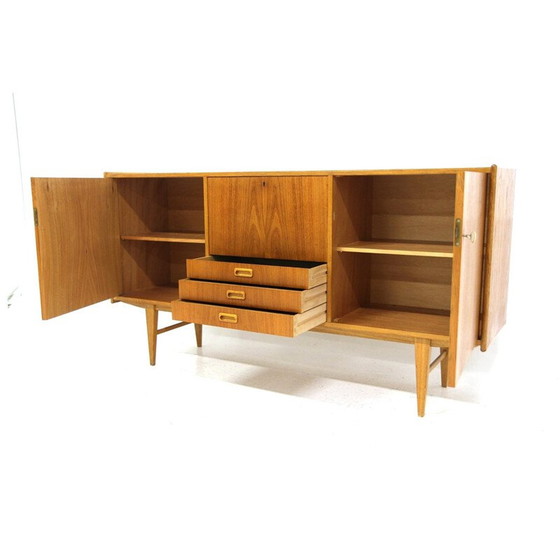 Image 1 of Vintage teakhouten dressoir, Zweden 1950