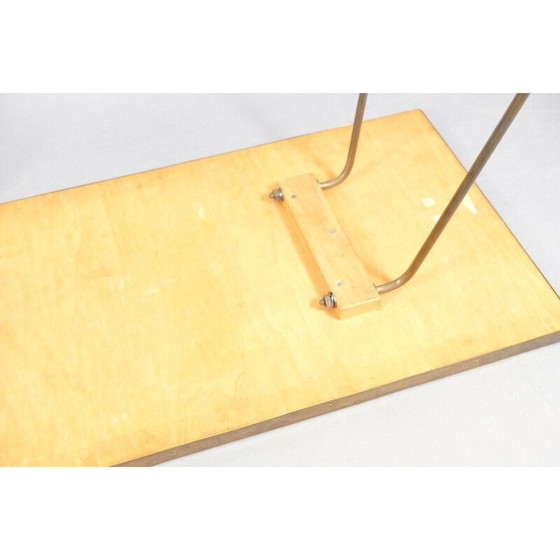 Image 1 of Vintage keramiek en metalen salontafel van Berthold Müller, Duitsland 1950