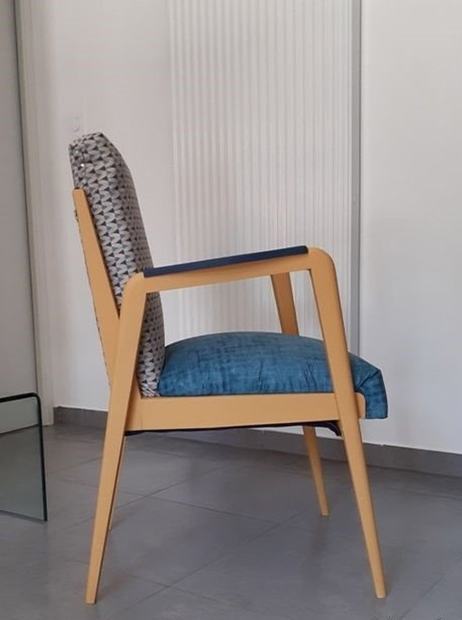 Vintage fauteuil in de stijl van Kai Kristiansen - Scandinavisch design