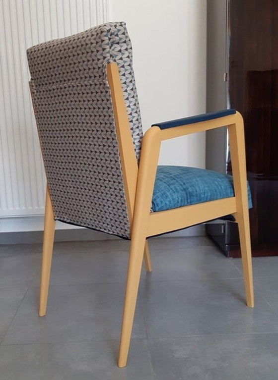 Image 1 of Vintage fauteuil in de stijl van Kai Kristiansen - Scandinavisch design