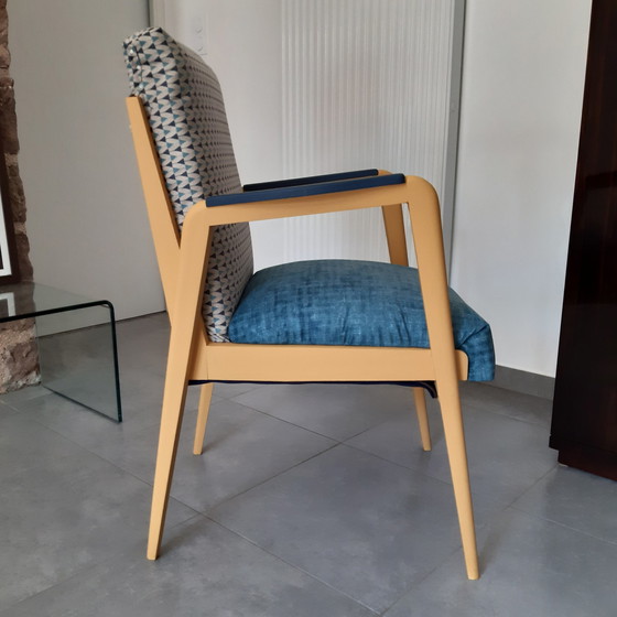 Image 1 of Vintage fauteuil in de stijl van Kai Kristiansen - Scandinavisch design