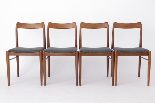 4 Vintage stoelen, jaren 1960-1970, Duitsland