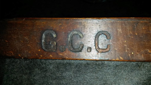 1 G.C.C. eetkamerstoel antiek