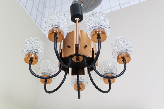 Image 1 of Vintage Hanglamp Jaren '70 - 8-Armig