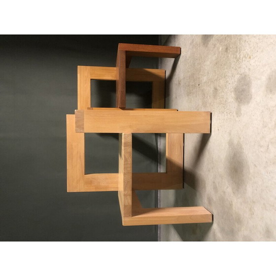 Image 1 of Paar vintage Steltman stoelen van hardhout