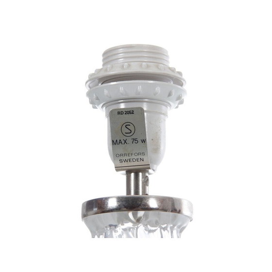 Image 1 of Paar vintage kristallen tafellampen van Carl Fagerlund voor Orrefors