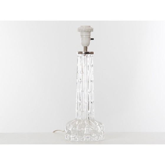 Image 1 of Paar vintage kristallen tafellampen van Carl Fagerlund voor Orrefors