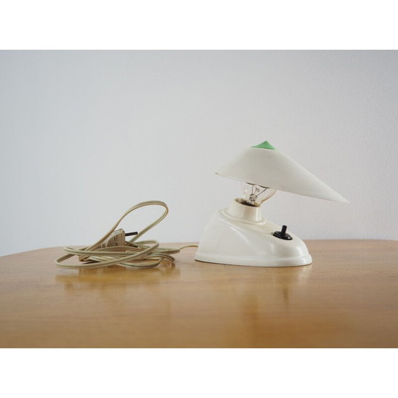 Image 1 of Vintage witte bakelieten wandlamp, 1960