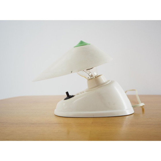 Image 1 of Vintage witte bakelieten wandlamp, 1960