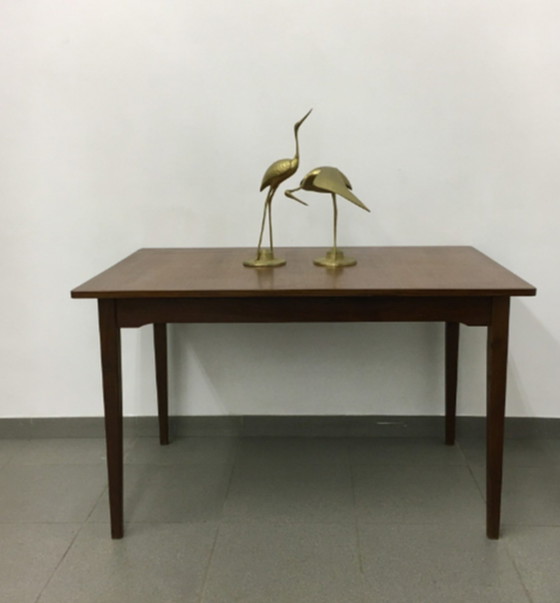 Image 1 of Top Form uitschuifbare eettafel teakhout, jaren 1960