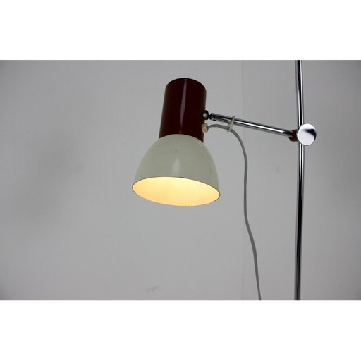 Mid-eeuwse verstelbare vloerlamp, Tsjecho-Slowakije 1970