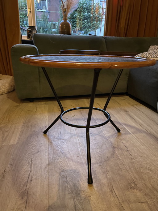 Rohé Noordwolde Rotan Met Glas Salontafel