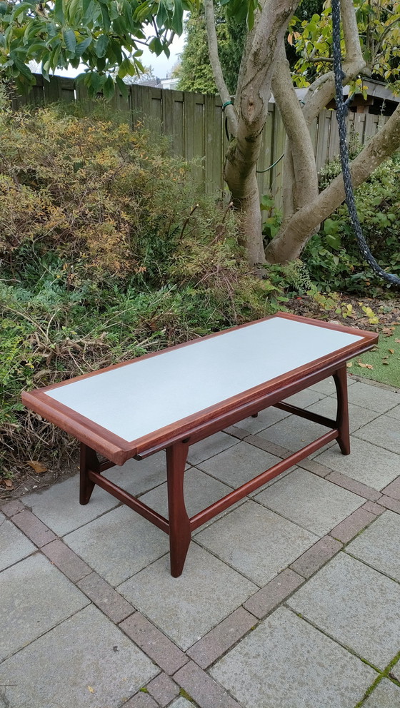 Image 1 of Vintage Salontafel Koffietafel Tafel Teeffelen Stijl Teak  