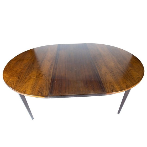 Image 1 of Vintage palissander eettafel van Omann Junior 1960