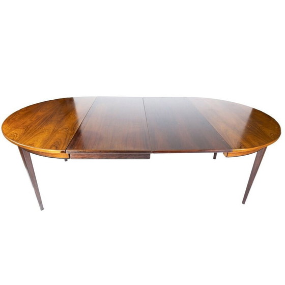 Image 1 of Vintage palissander eettafel van Omann Junior 1960