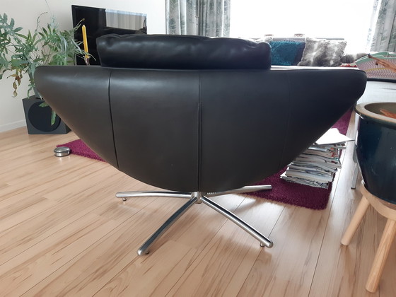 Image 1 of Leren Draaistoel