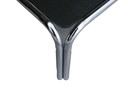 Vintage glazen tafel in Bauhaus-stijl