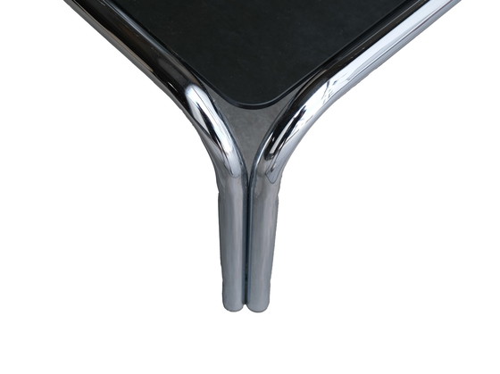 Image 1 of Vintage glazen tafel in Bauhaus-stijl