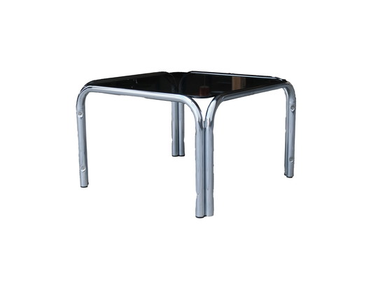 Image 1 of Vintage glazen tafel in Bauhaus-stijl