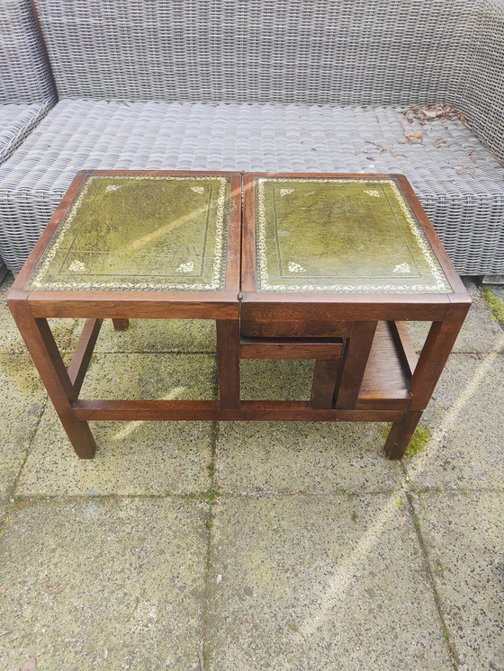 Image 1 of Vintage two step table bibiotheek trap