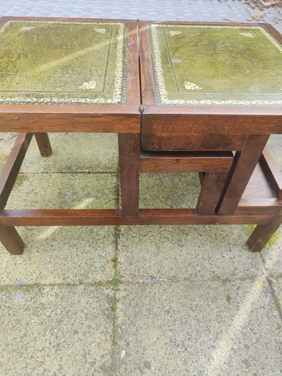 Image 1 of Vintage two step table bibiotheek trap