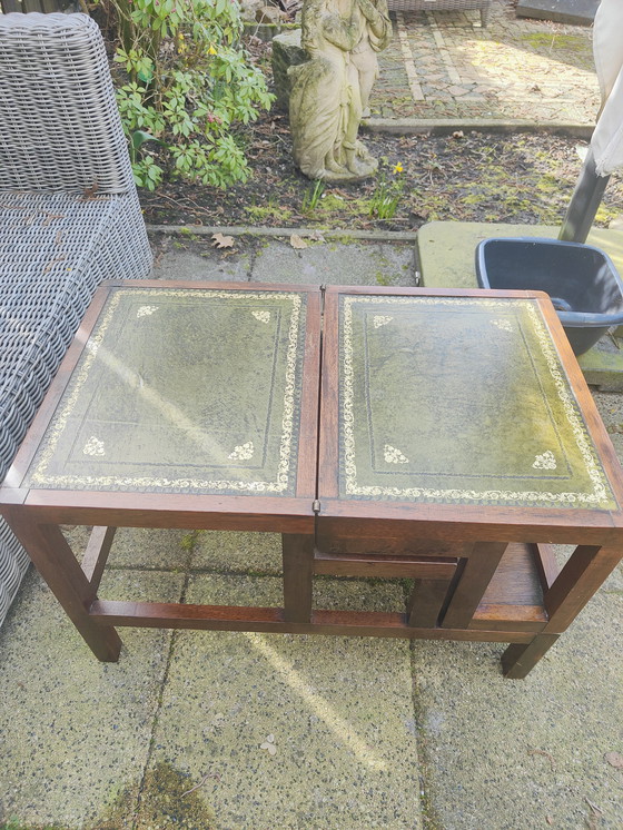 Image 1 of Vintage two step table bibiotheek trap