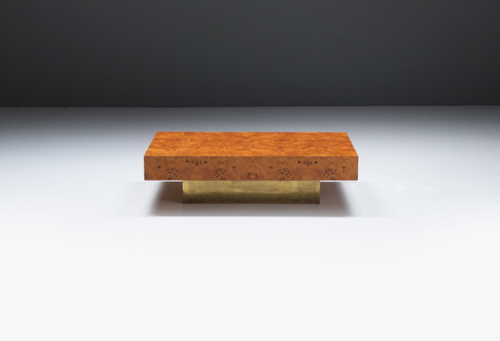 Image 1 of Burlwood salontafel - Jean-Claude Mahey - Roche Bobois