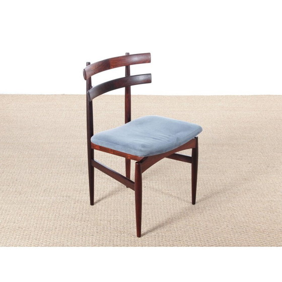 Image 1 of 6 Scandinavische stoelen Rio palissander, Poul Hundevad