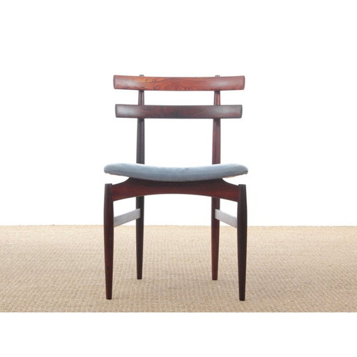 6 Scandinavische stoelen Rio palissander, Poul Hundevad