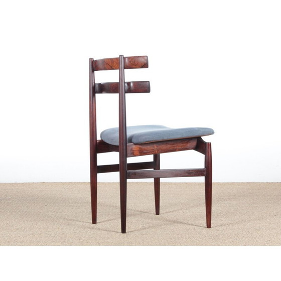 Image 1 of 6 Scandinavische stoelen Rio palissander, Poul Hundevad