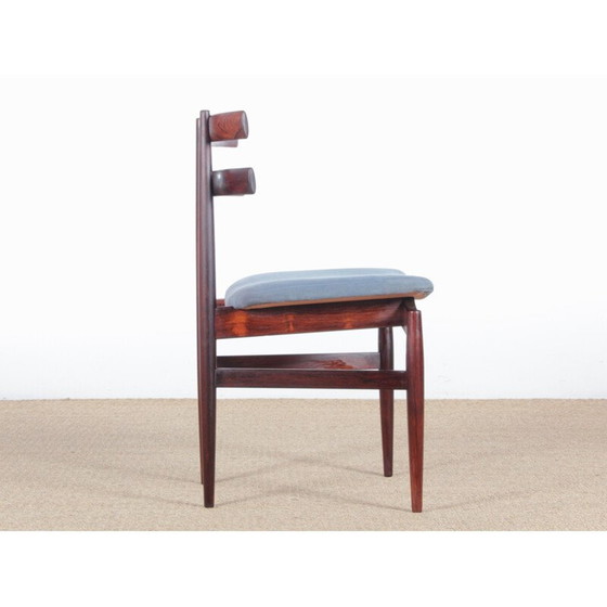 Image 1 of 6 Scandinavische stoelen Rio palissander, Poul Hundevad